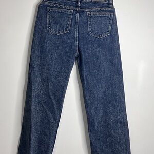 Classic Dark Blue Straight-Leg Jeans